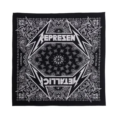 Pre-owned Represent Clo Metallica Bandana 'black' | Men's Size Onesize