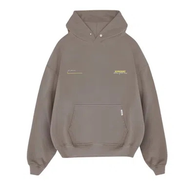 Pre-owned Represent Clo Patron Of The Club Hoodie 'washed Olive' | Green | Men's Size Xl