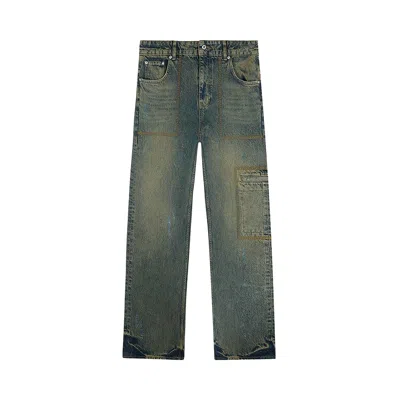 Pre-owned Represent Clo R3 Drive Denim 'tobacco Blue' | Men's Size 31