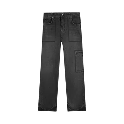 Pre-owned Represent Clo R3 Drive Jeans 'jet Black' | Men's Size 33