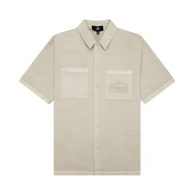 Pre-owned Represent Clo Short-sleeve Overshirt 'beige' | Tan | Men's Size Xxl
