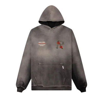 Pre-owned Represent Clo X Guns N' Roses Tour Hoodie 'stained Black' | Men's Size M