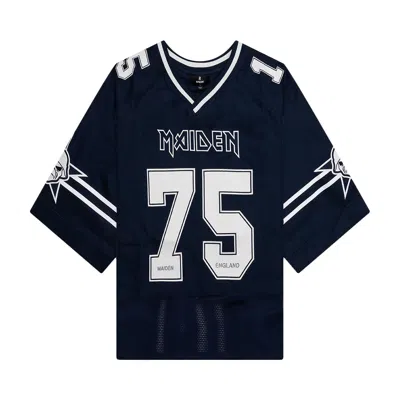 Pre-owned Represent Clo X Iron Maiden Anniversary Jersey 'mid Blue' | Men's Size Xxl