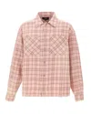 Represent Clothing Camicia Check Rosa In Pink