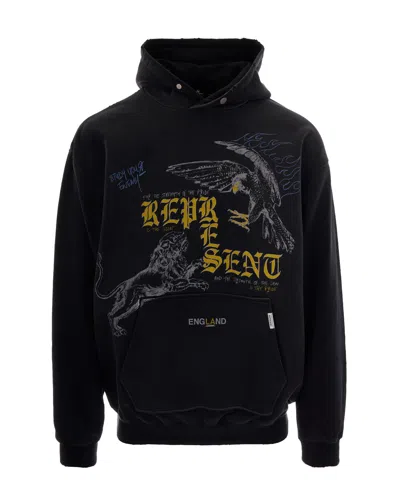 Represent Clothing Felpa Enemy Washed Black