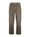 Represent Clothing Jeans R3 Baggy Washed Olive In Brown