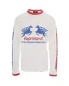 Represent Clothing T-shirt Mesh Pegasus Flat White In White