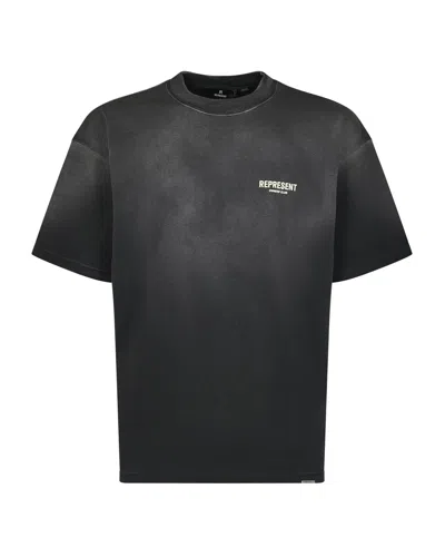 Represent Clothing T-shirt Owners Club Avorio In Gray