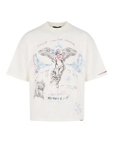 Represent Clothing T-shirt Heavier Than The Heavens White