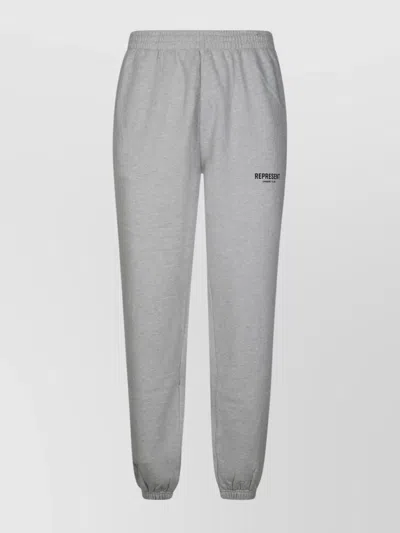 Represent Club Owners Trousers Elastic Waistband And Cuffs In Gray