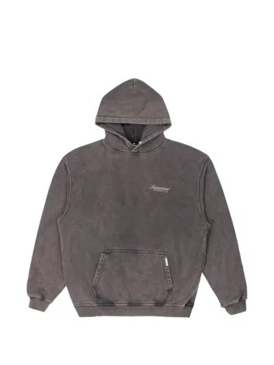 Represent Club Script Hoodie In Gray