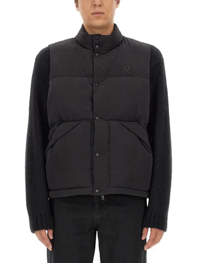 Represent Nylon Vest In Black