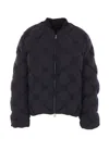 Represent Mens Jet Black Pillow Quilted Puffer Jacket Xl In Black