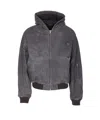 Represent Hooded Bomber Washed In Gray