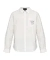 Represent Collared Long-sleeved Shirt In White