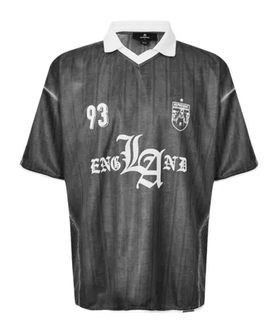 Represent Collared Shortsleeve Jersey In Gray