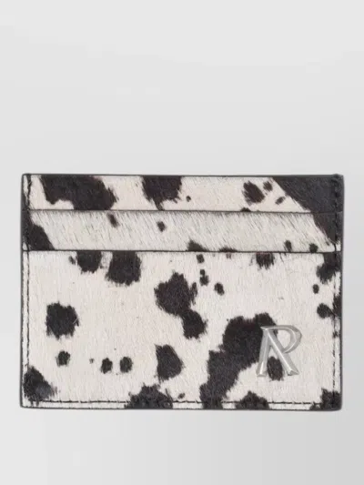 Represent Compact Animal Print Leather Card Wallet