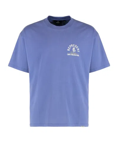Represent Competition Department T-shirt In Blue