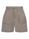 Represent Concealed-fastening Shorts In Grey