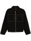 REPRESENT CONTRAST-STITCHING SHIRT JACKET - MEN'S - COTTON