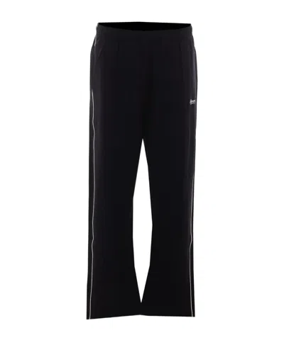 Represent Contrast-trim Track Pants In Black