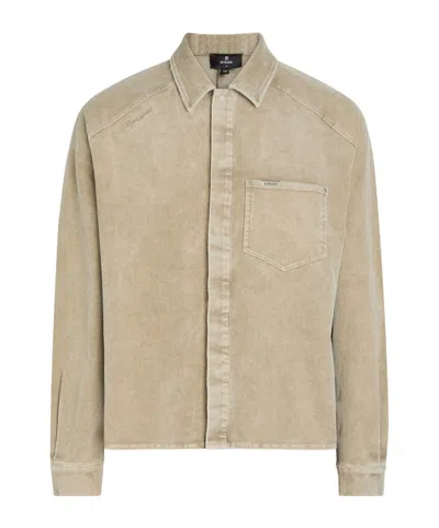 Represent Corduroy Overshirt In Nude