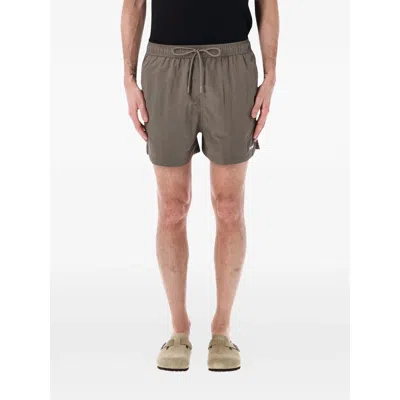 Represent Core Drawstring Swim Shorts In Brown