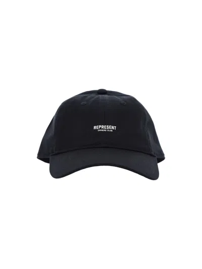Represent Cotton Baseball Cap In Black