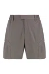 Represent Relaxed Fit Cargo Tech Shorts In Grey