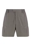 Represent Relaxed Fit Cargo Tech Shorts In Grey