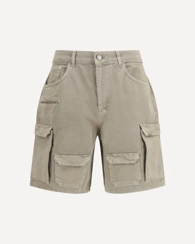 Represent Cotton Cargo Shorts In Neutral