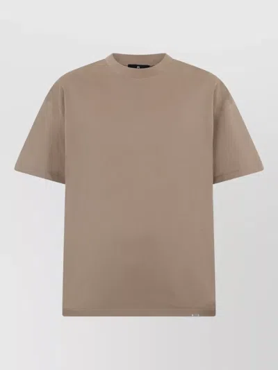 Represent Cotton Crew Neck Short Sleeve T-shirt In Brown
