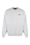 Represent Owners Club Oversize Cotton Sweatshirt In Grey