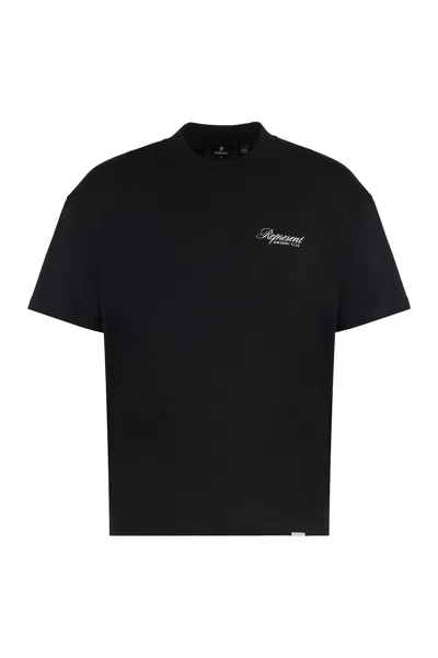Represent Cotton Crew-neck T-shirt In Black