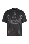 Represent Cotton Crew-neck T-shirt In Black