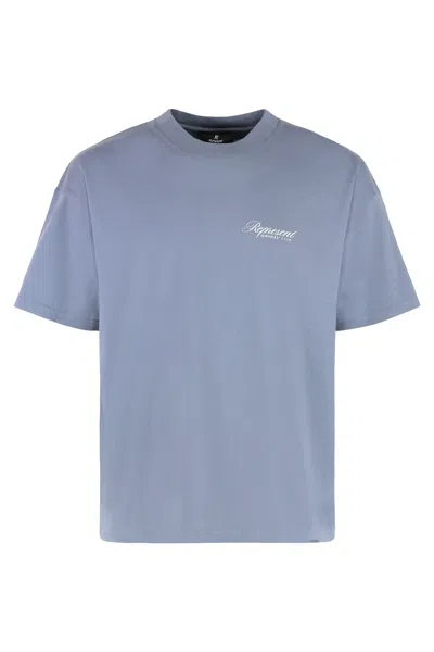 Represent Cotton Crew-neck T-shirt In Blue