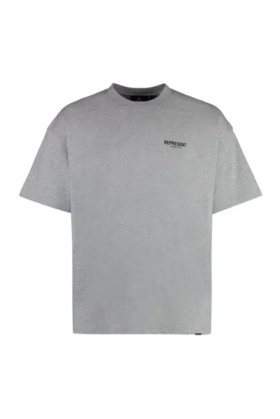 Represent Cotton Crew-neck T-shirt In Black