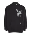 Represent 'elegance Unicorn' Black Hoodie With Logo Print On The Front And Maxi Print On The Rear In Black