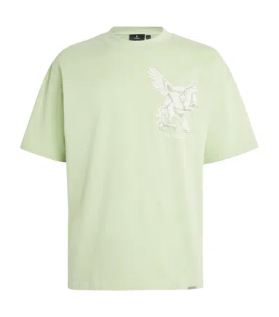 Represent Cotton Elegance In Motion T-shirt In Matcha