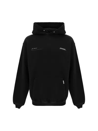 Represent Cotton Hoodie In Black