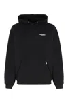 Represent Pullover Front Kangaroo Pocket Hoodie In Black
