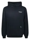 Represent Relaxed Fit Hoodie With Graphic Back And Subtle Logo In Blue