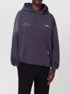 Represent Cotton Hoodie Featuring Logo And Front Pocket In Purple