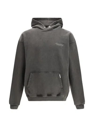 Represent Cotton Hoodie In Gray