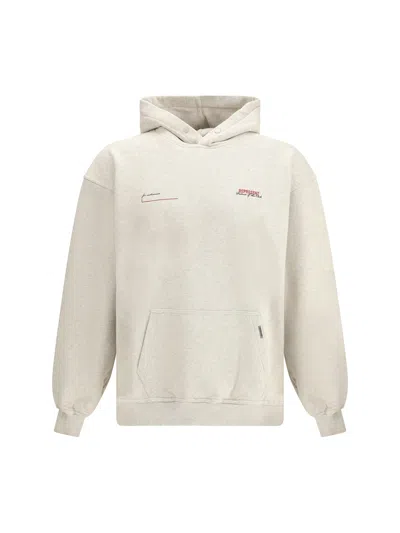 Represent Cotton Hoodie In White
