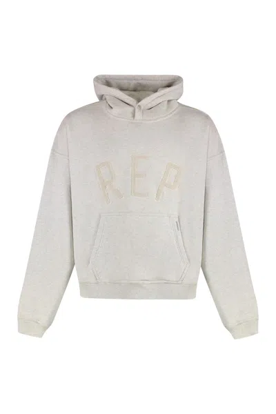 Represent Cotton Hoodie In White