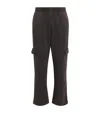 Represent Cotton Initial Cargo Sweatpants In Brown