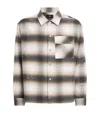Represent Flannel Shirt With All-over Initials In Multi