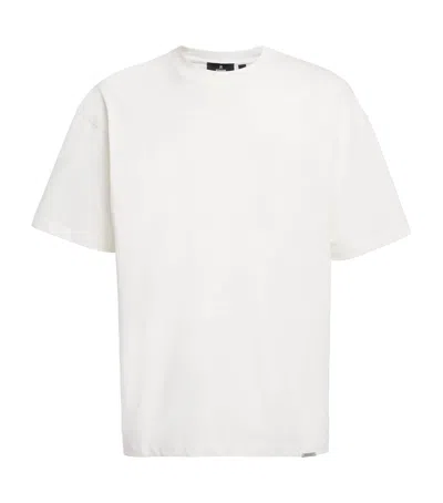 Represent Cotton Initial Oversized T-shirt In White