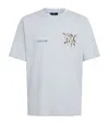Represent Heavenly T-shirt With Cherubini Print In Blue